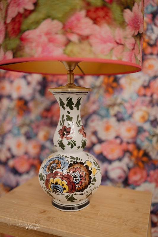 Delftsgekleurde lampenvoet