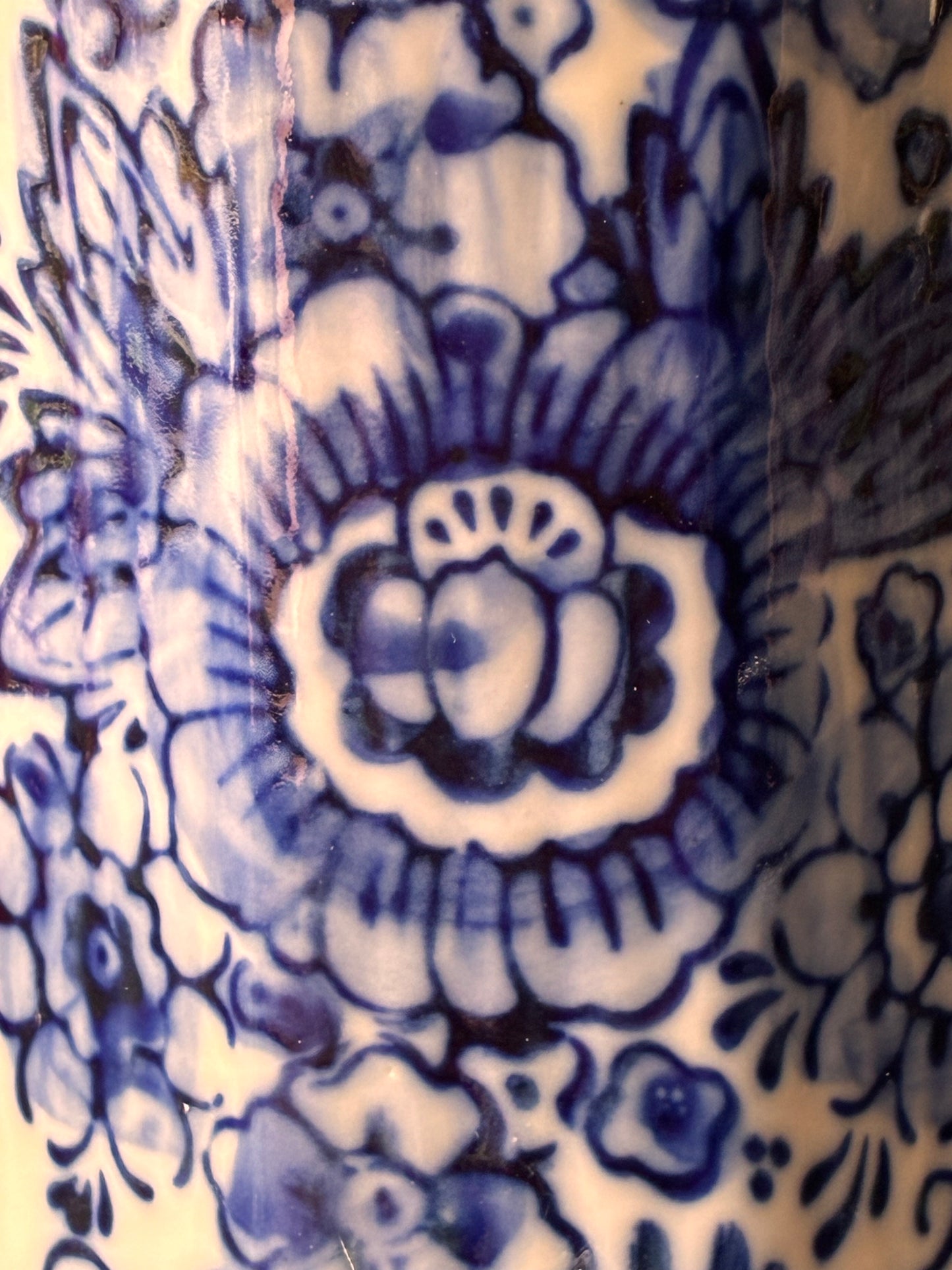 Delftsblauwe lampenvoet