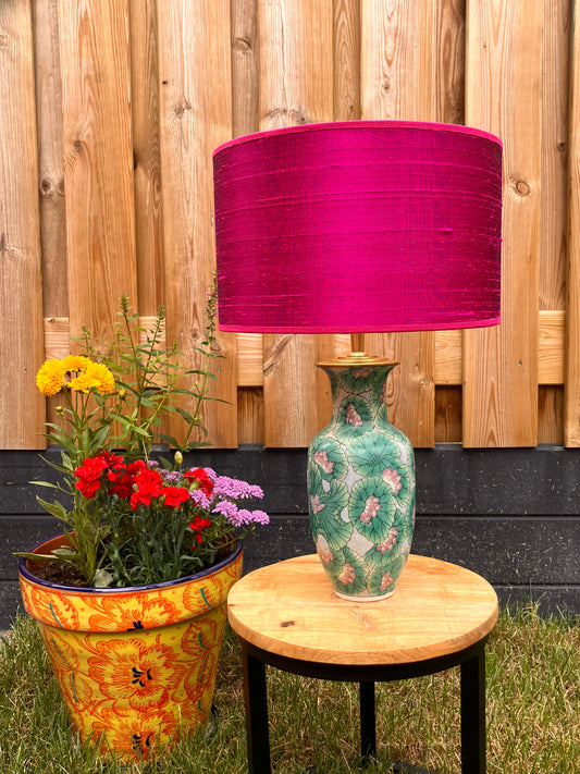 Turquoise lampenvoet