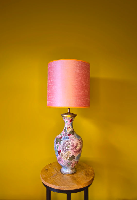 Lampenvoet cloissoné pasteltinten