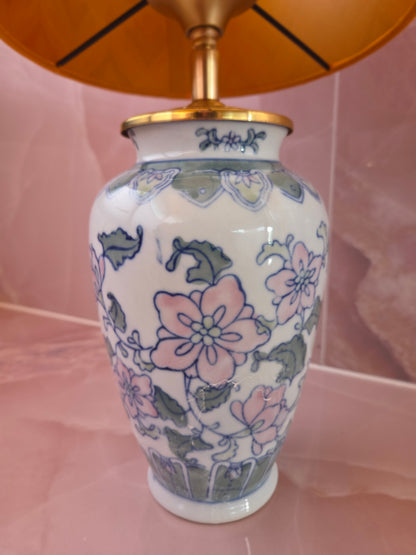 Gebloemde lampenvoet