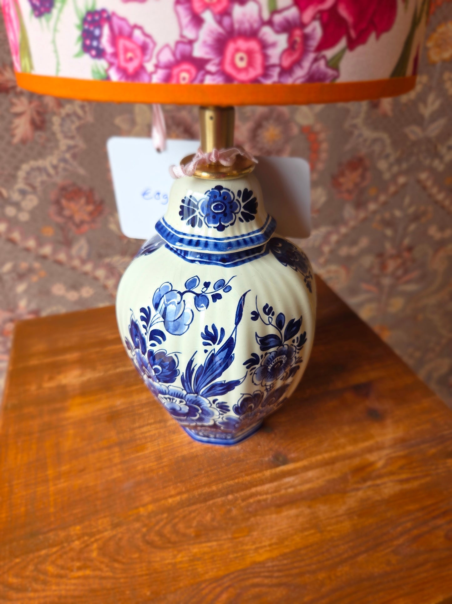 Delftsblauwe lampenvoet