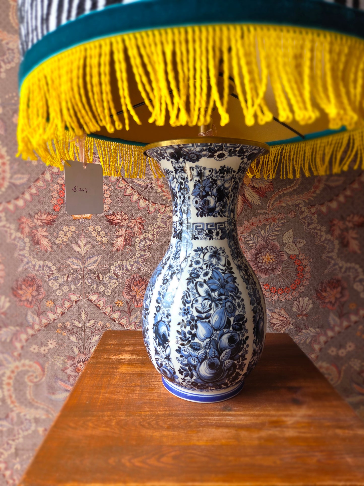 Delftsblauwe lampenvoet