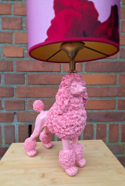 Lampenvoet roze poedel