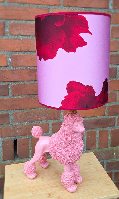 Lampenvoet roze poedel