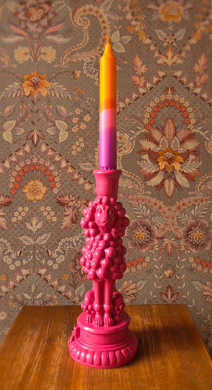 Kandelaar roze poedel