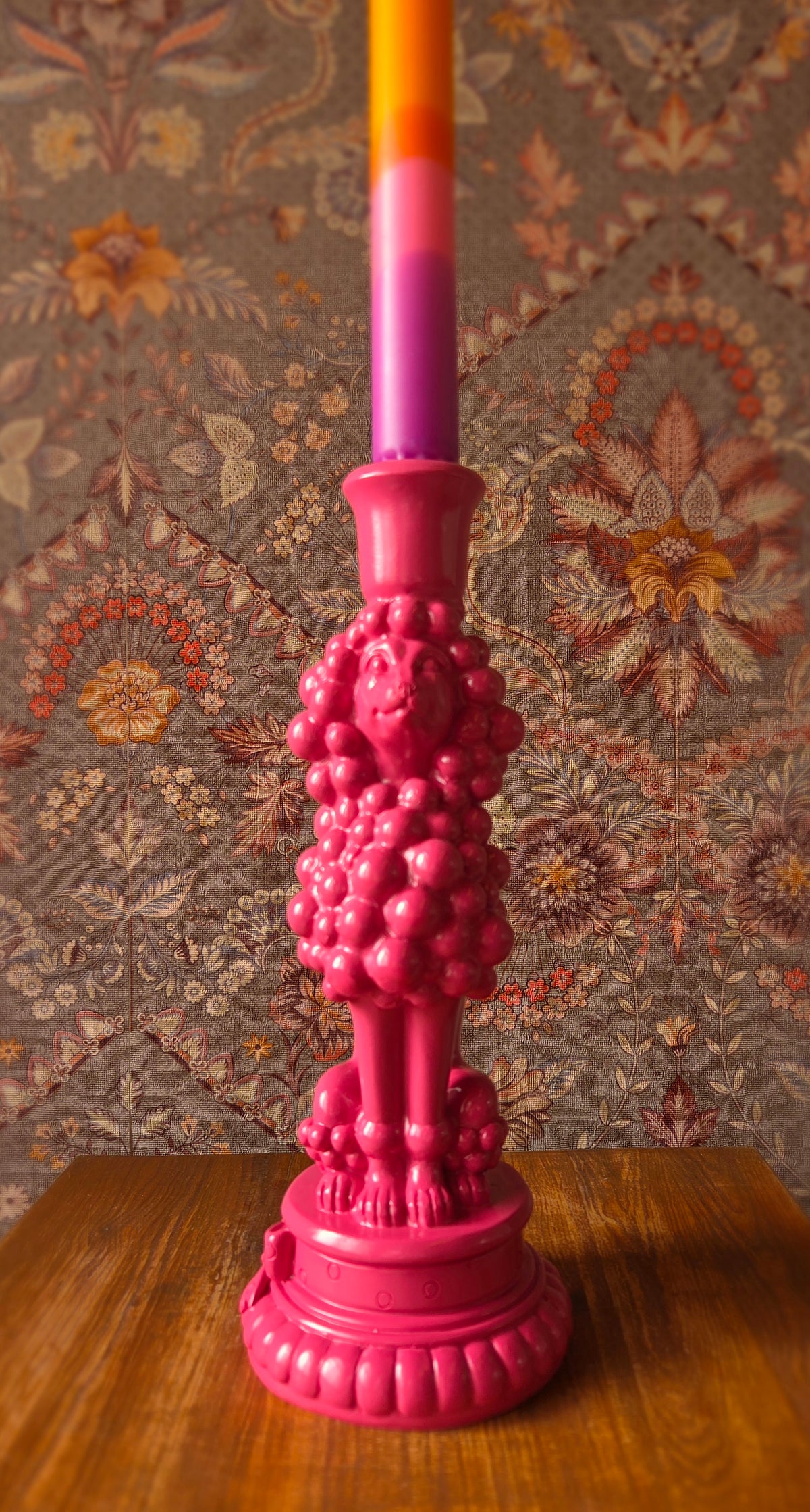 Kandelaar roze poedel