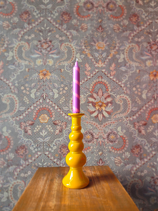 Gele kandelaar