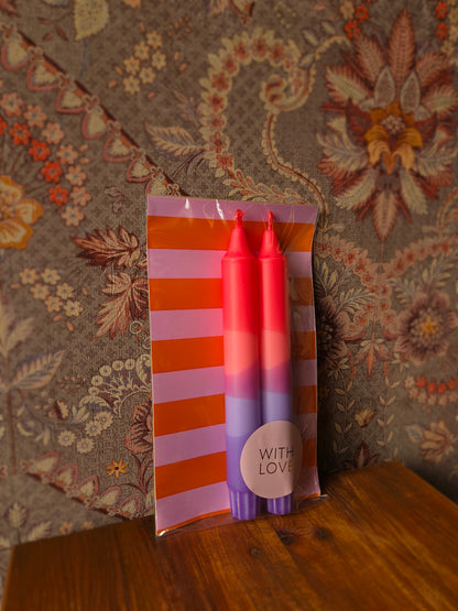 Cadeauzakje kaarsen