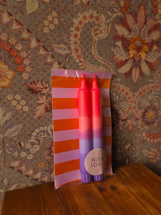 Cadeauzakje kaarsen