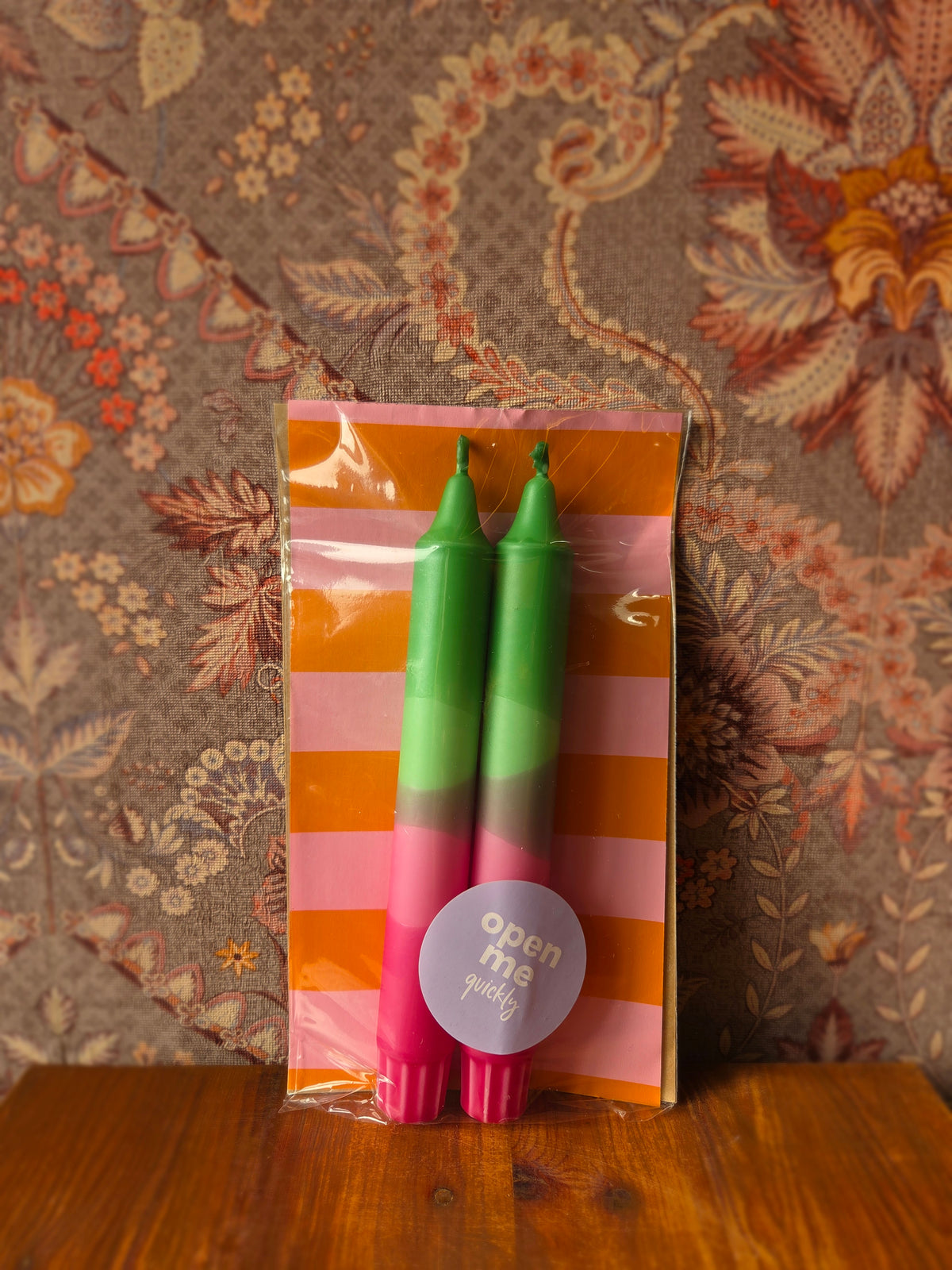 Cadeauzakje kaarsen