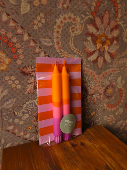 Cadeauzakje kaarsen