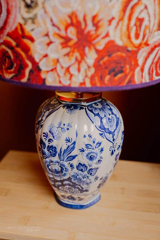 Delftsblauwe lampenvoet