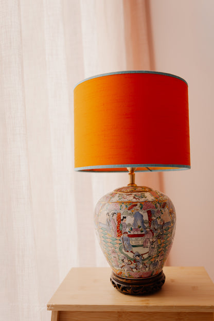 Chinese dekselvaaslampenvoet