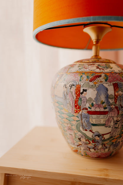 Chinese dekselvaaslampenvoet