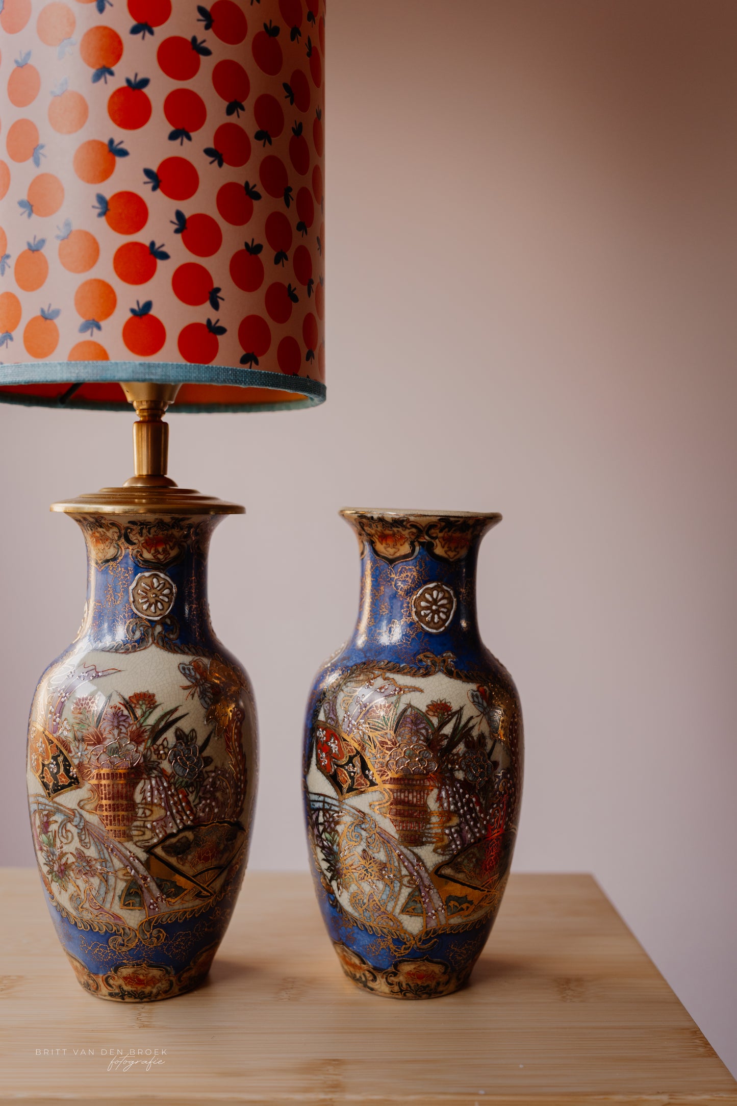 Lampenvoet blauw (links)