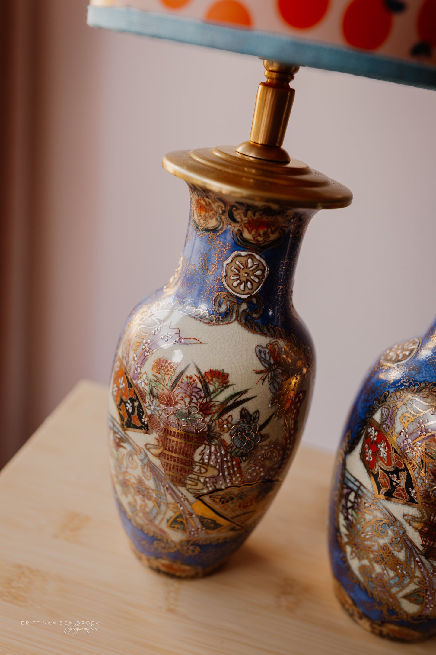 Lampenvoet blauw (links)