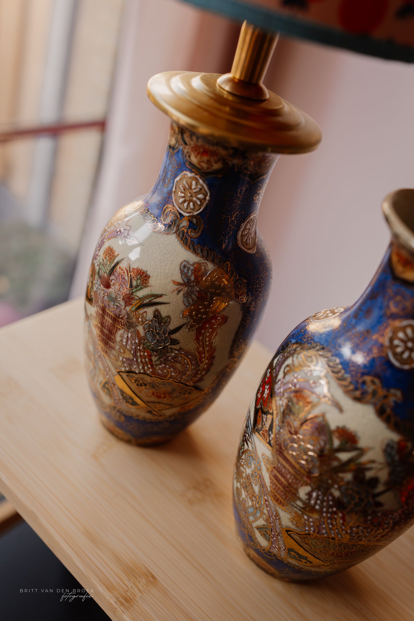 Lampenvoet blauw (links)
