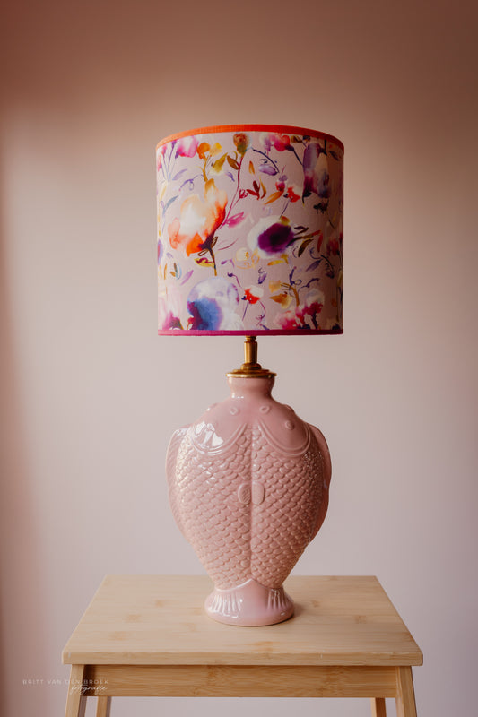 Lichtroze visvaaslampenvoet