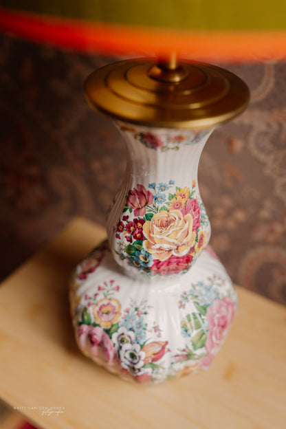 Gebloemde lampenvoet