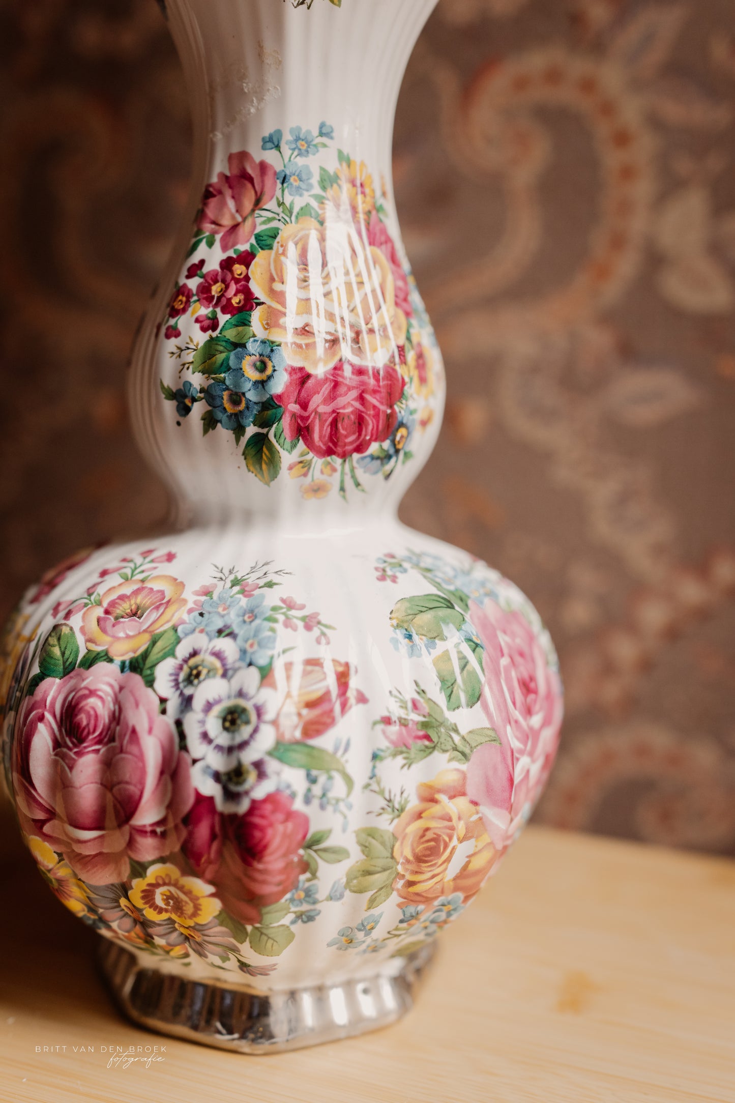 Gebloemde lampenvoet