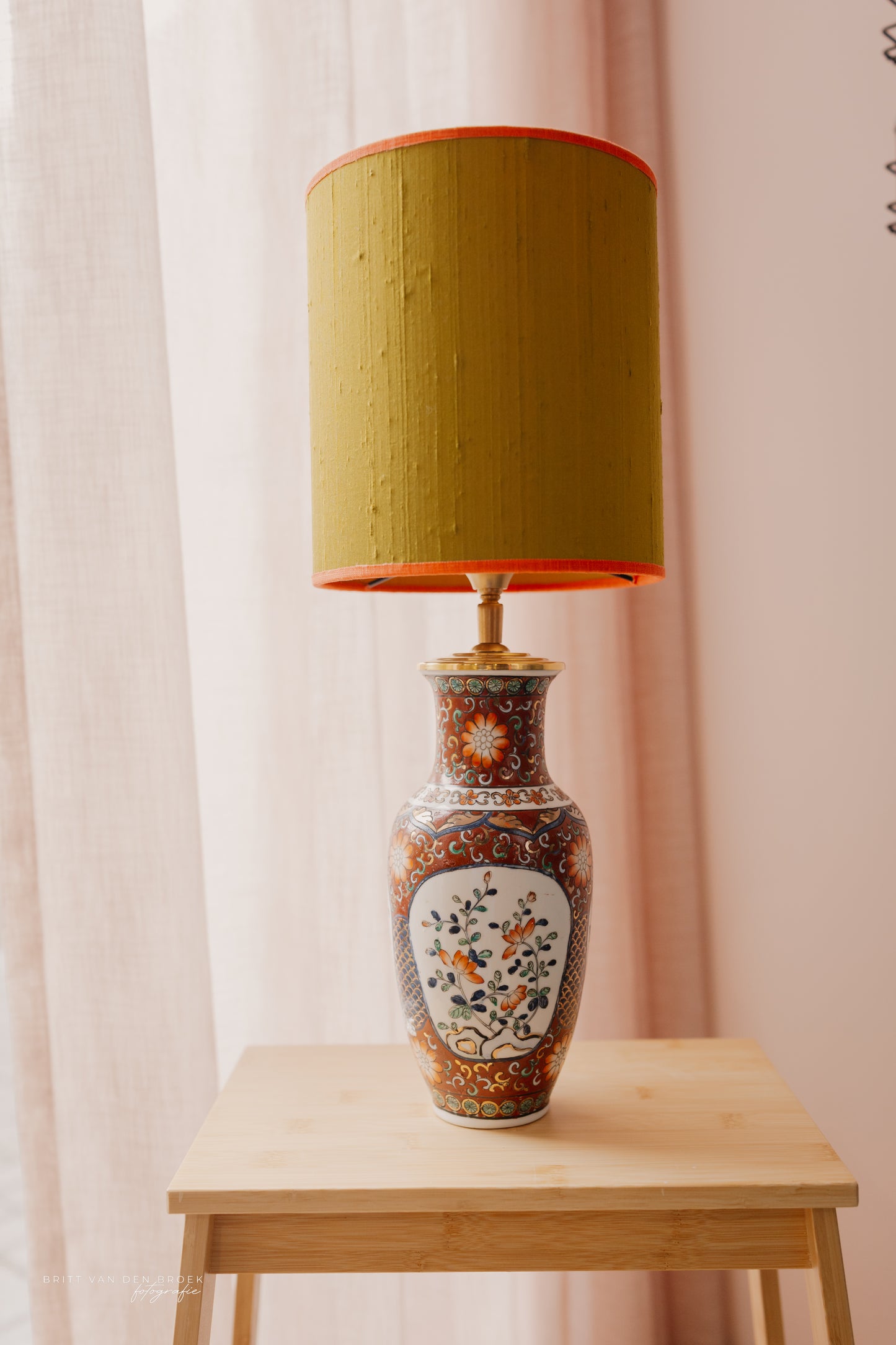 Lampenvoet donkerrood