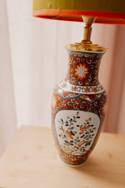 Lampenvoet donkerrood