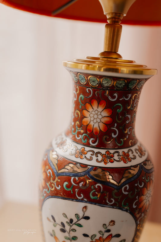 Lampenvoet donkerrood