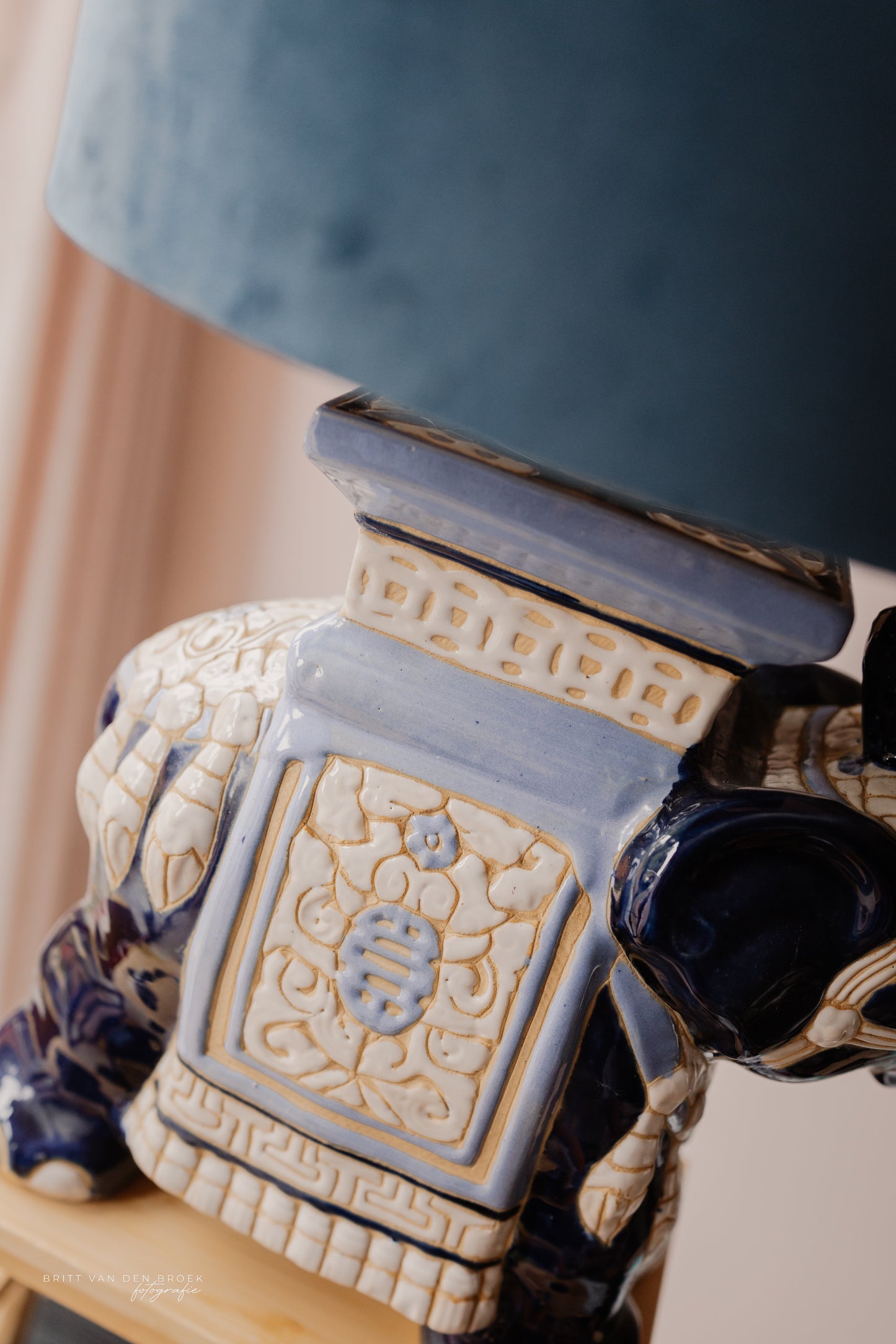 Grote olifantenlampenvoet