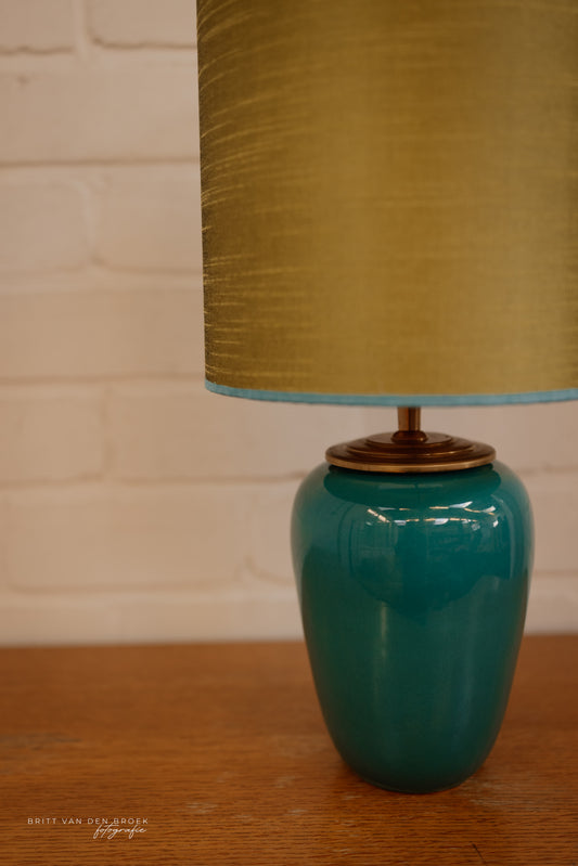 Turquoise lampenvoet