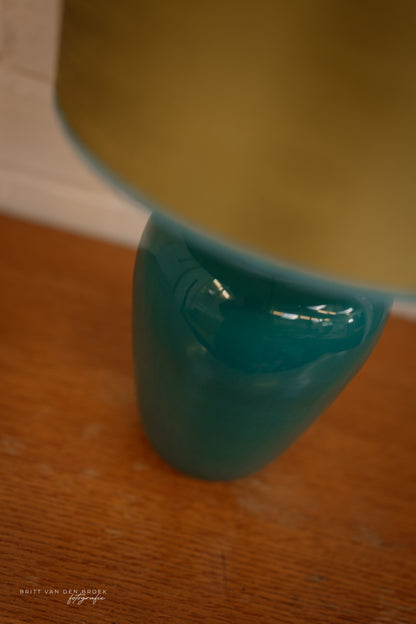 Turquoise lampenvoet