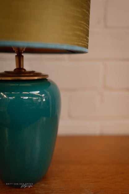Turquoise lampenvoet