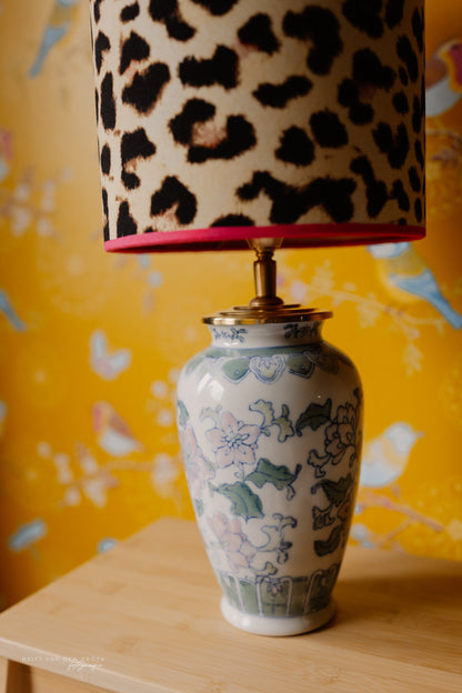 Gebloemde lampenvoet