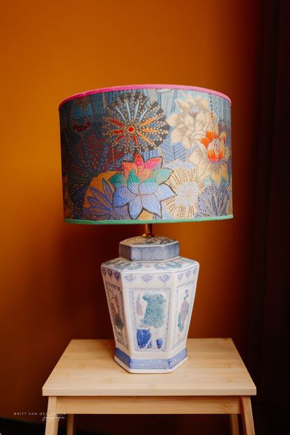 Zeshoekige gemberpotlampenvoet