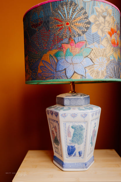 Zeshoekige gemberpotlampenvoet