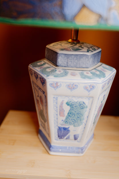 Zeshoekige gemberpotlampenvoet