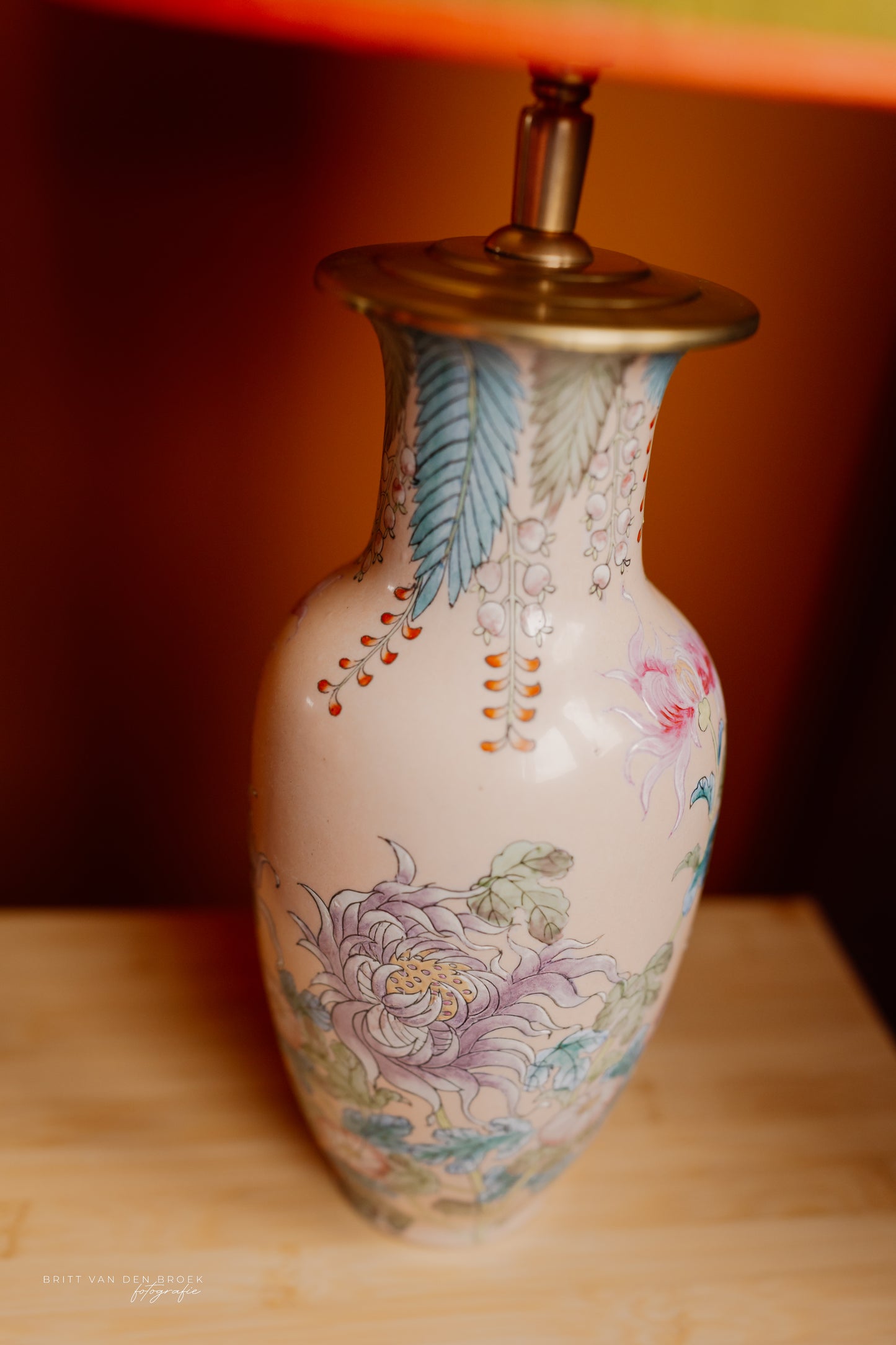 Lampenvoet in pasteltinten