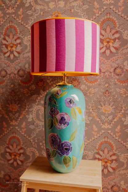 Grote handgeschilderde lampenvoet