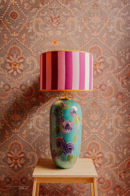 Grote handgeschilderde lampenvoet