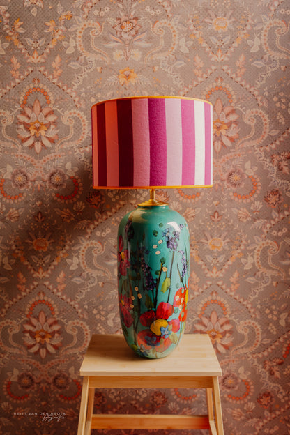 Grote handgeschilderde lampenvoet