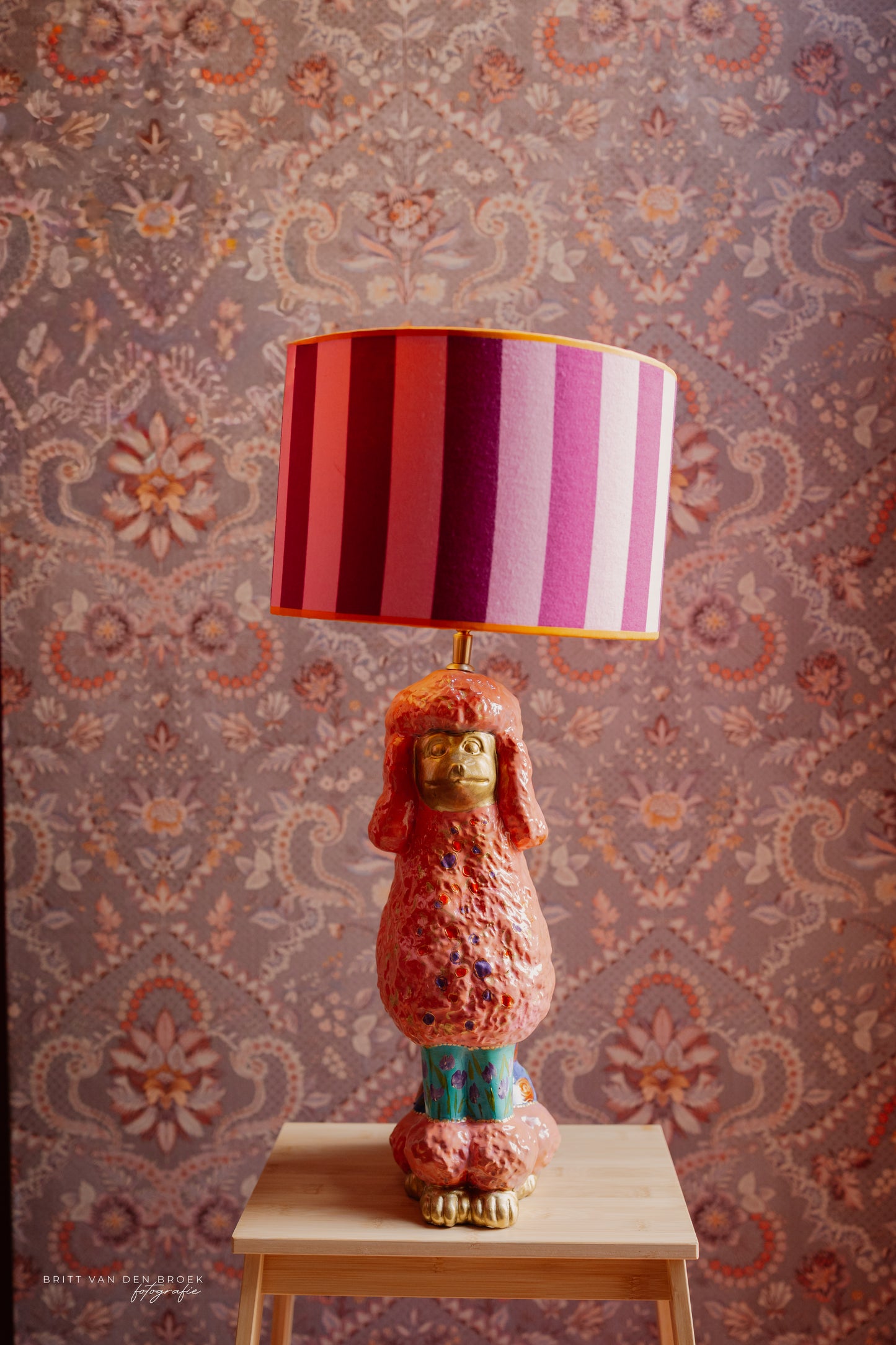 Poedellampenvoet roze