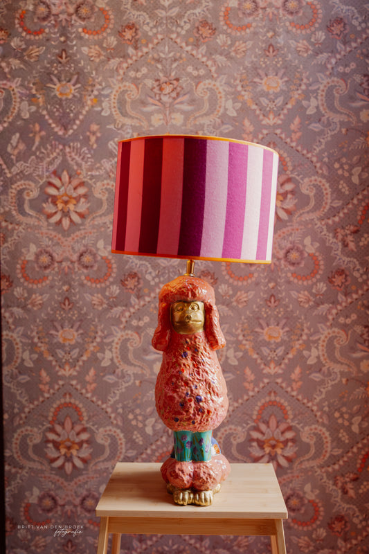 Poedellampenvoet roze