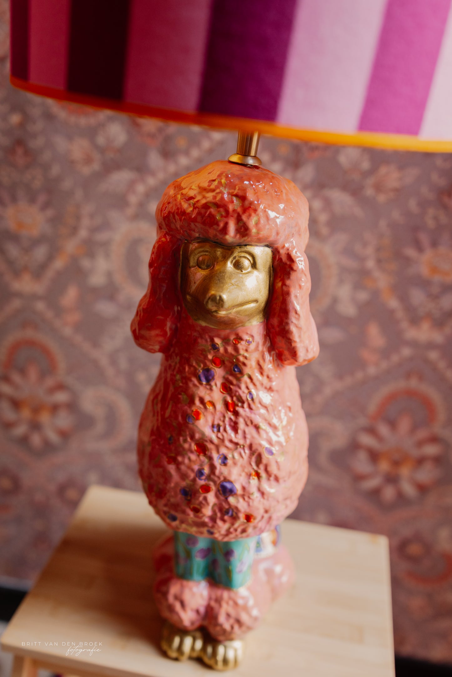 Poedellampenvoet roze