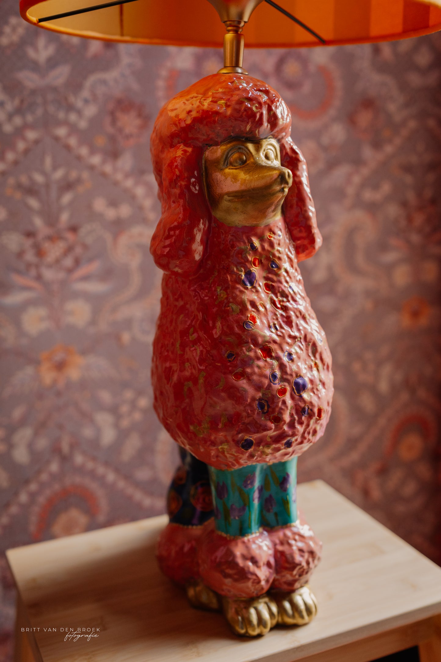 Poedellampenvoet roze