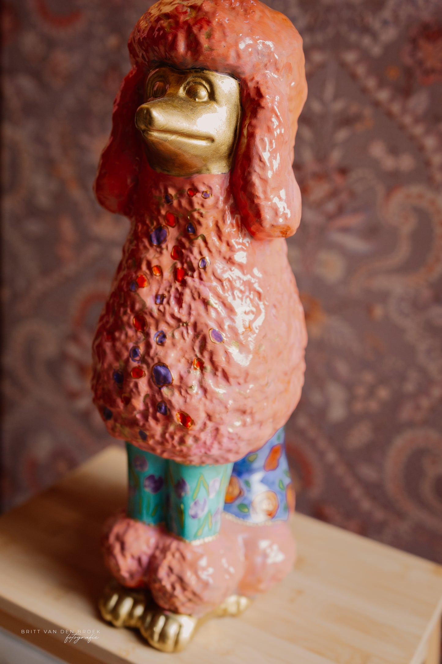 Poedellampenvoet roze