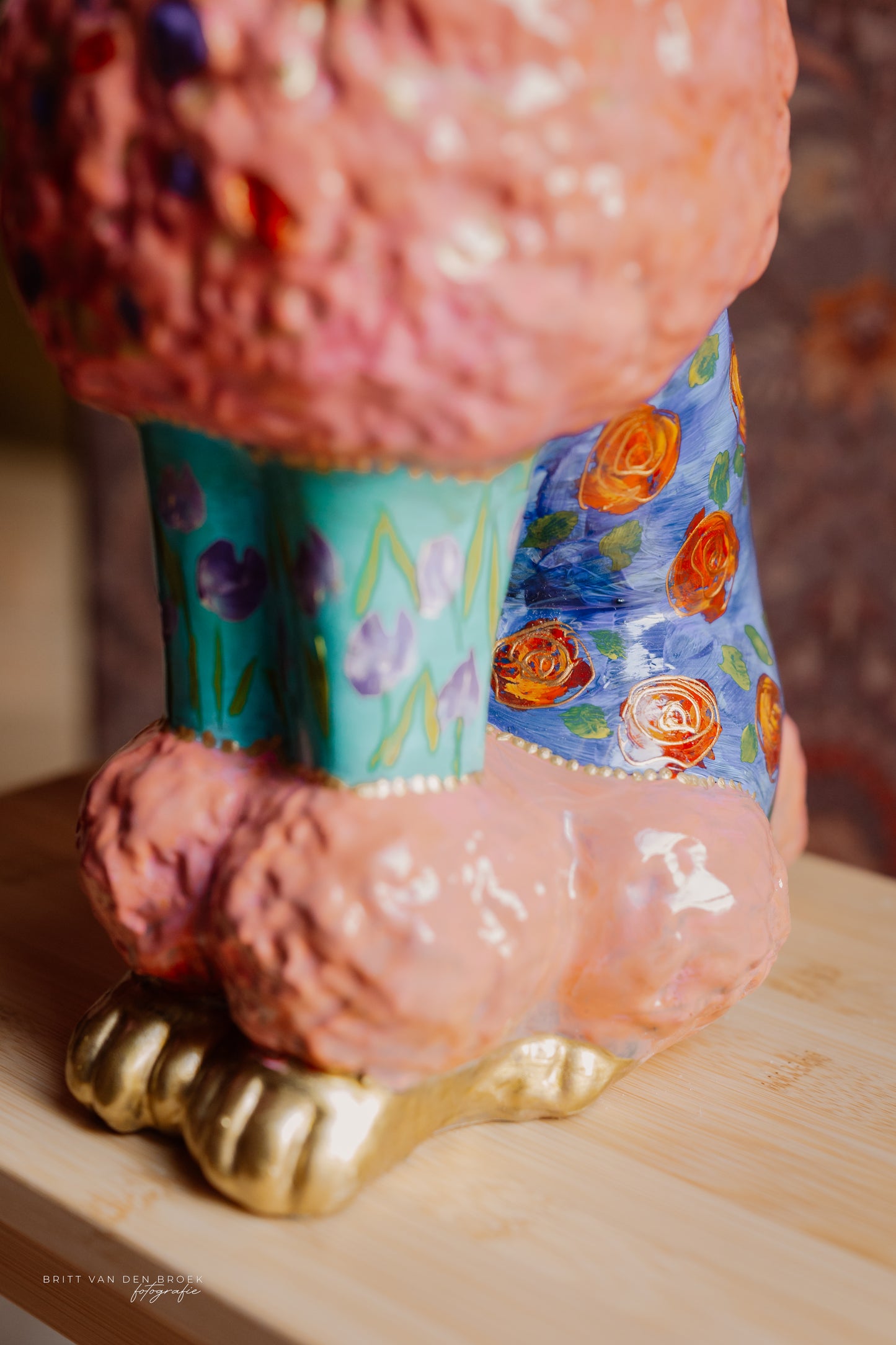 Poedellampenvoet roze