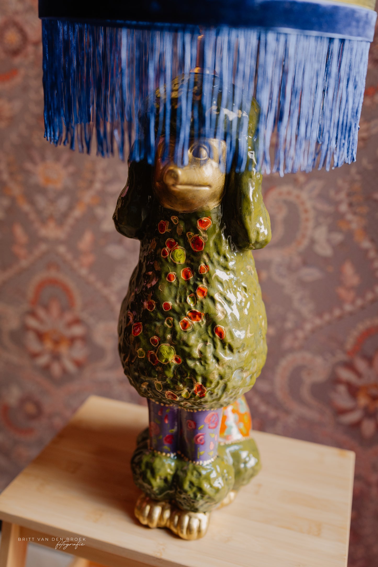 Poedellampenvoet groen