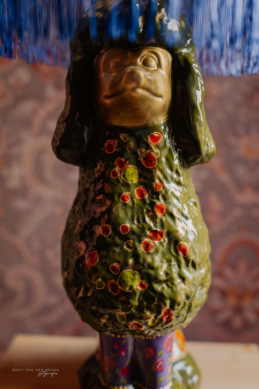 Poedellampenvoet groen