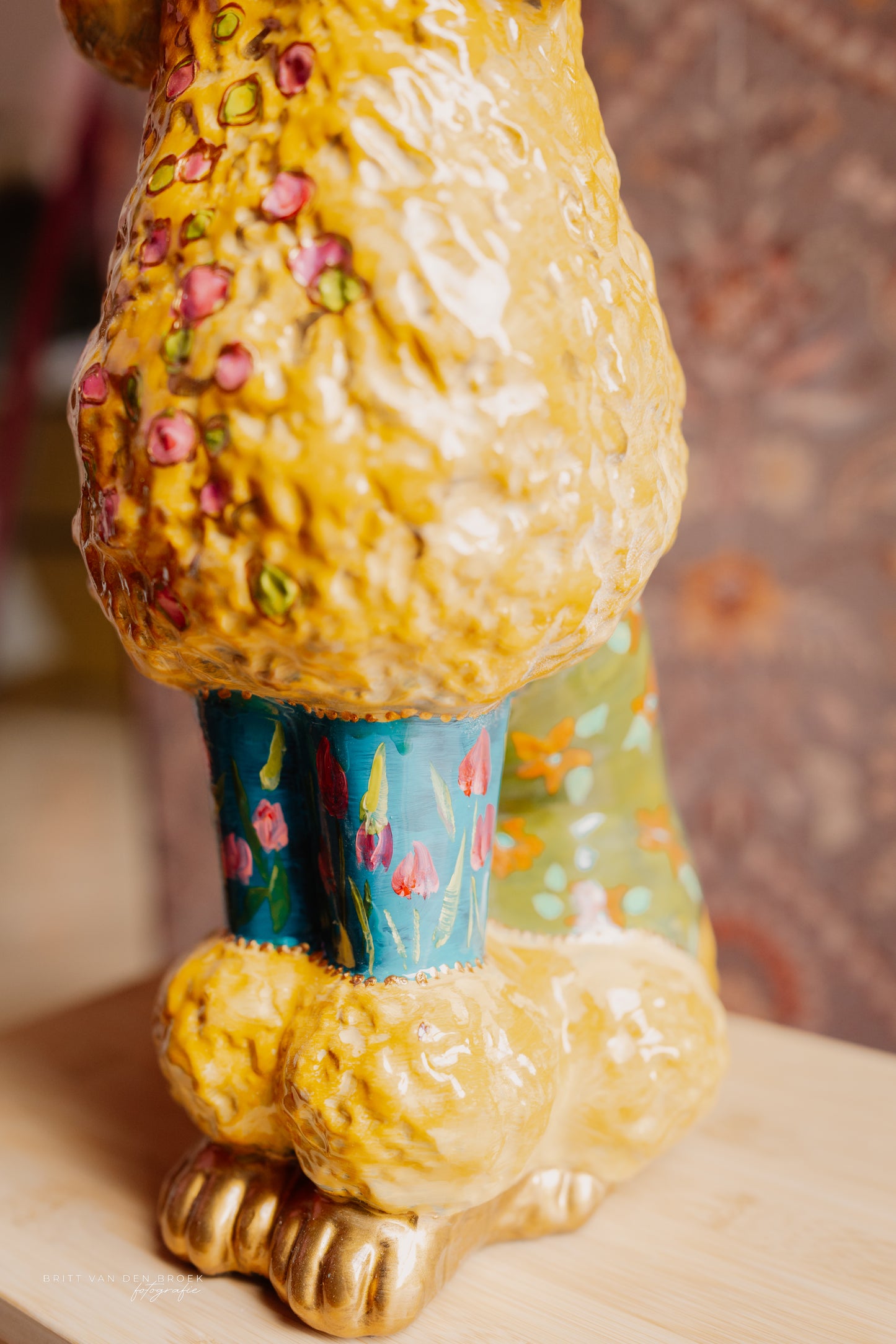 Poedellampenvoet geel