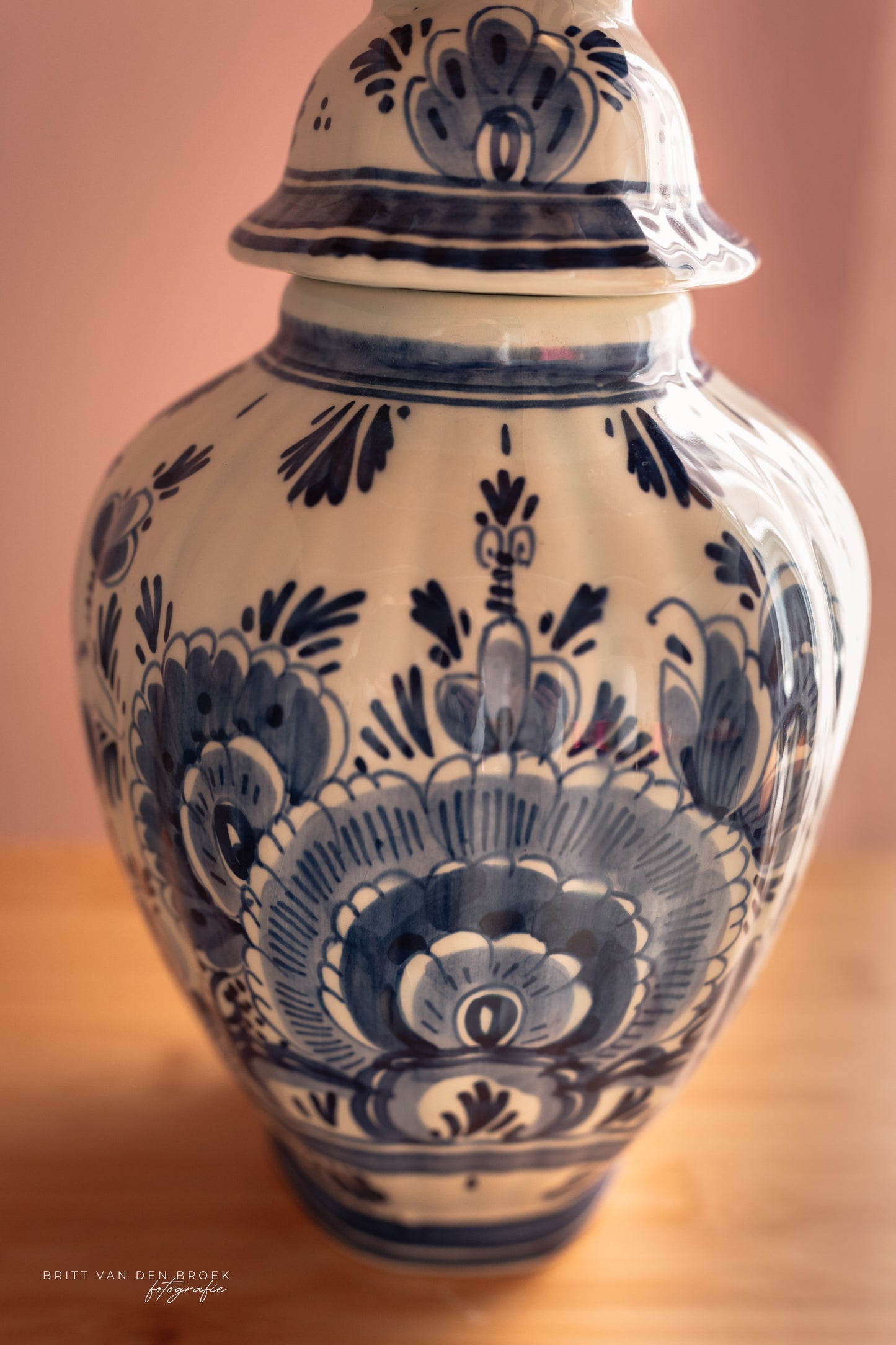 Delftsblauwe lampenvoet